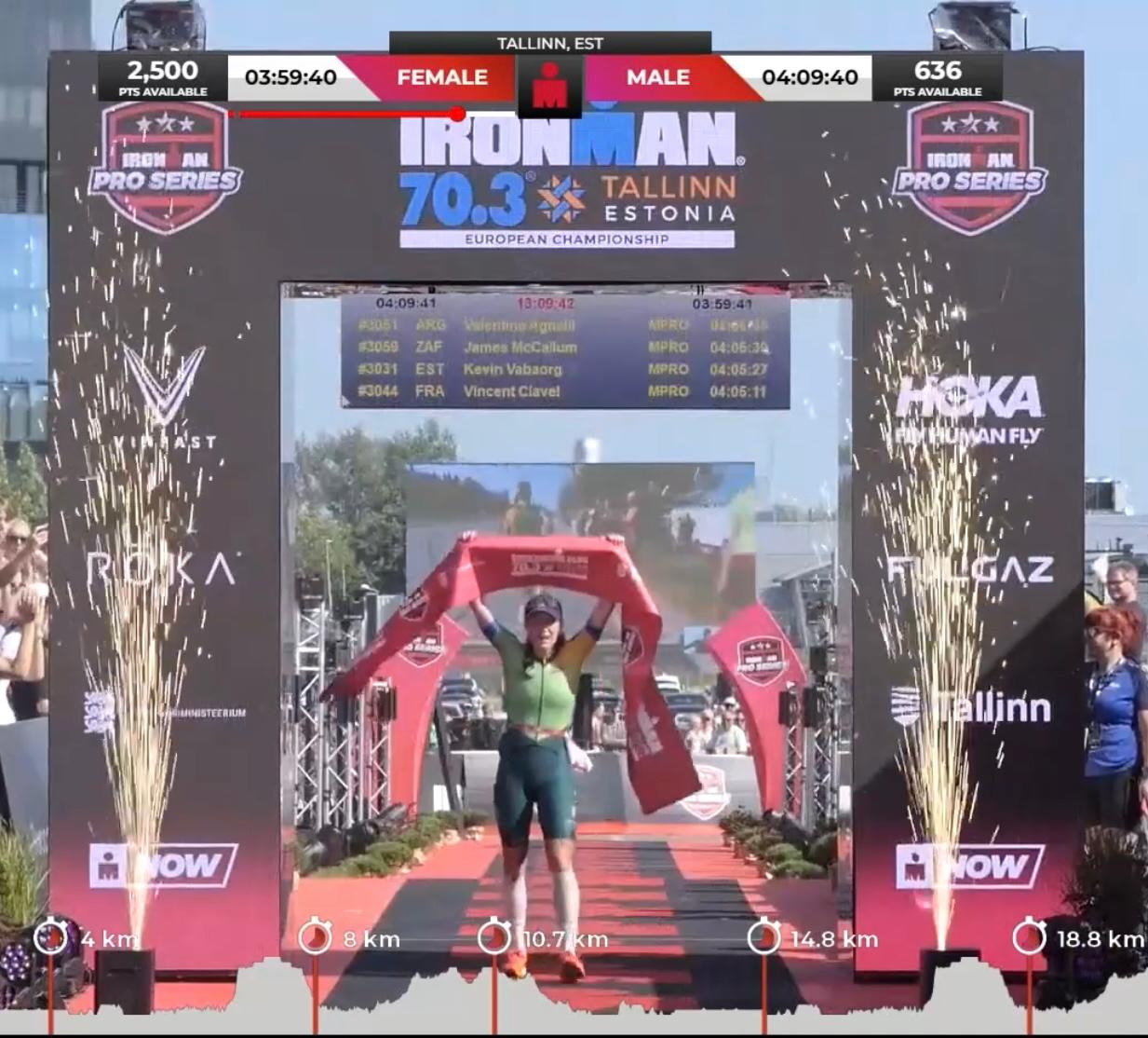 Caroline Pohle wird Europameisterin 70.3