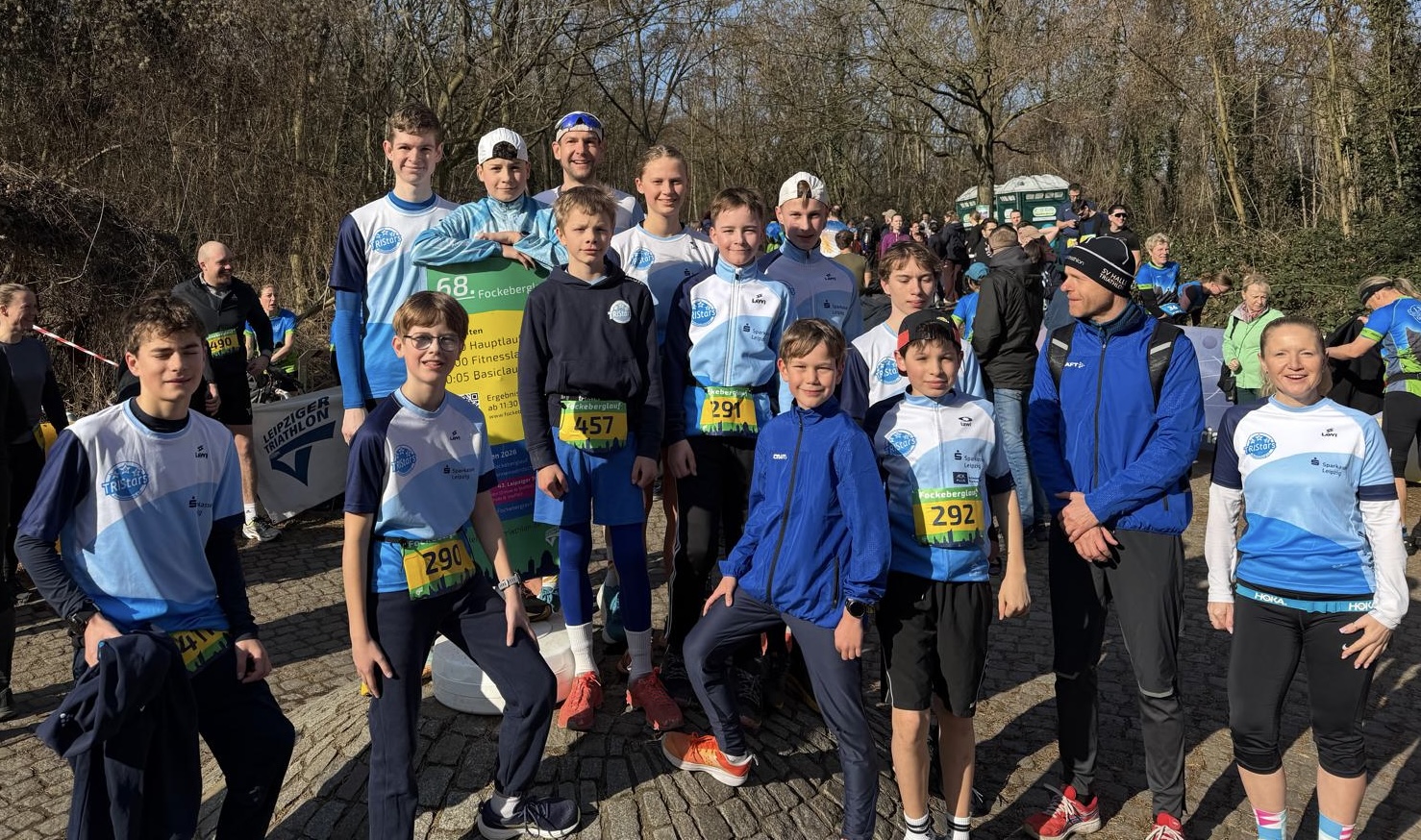 16 TRIStars beim Fockeberglauf Leipzig