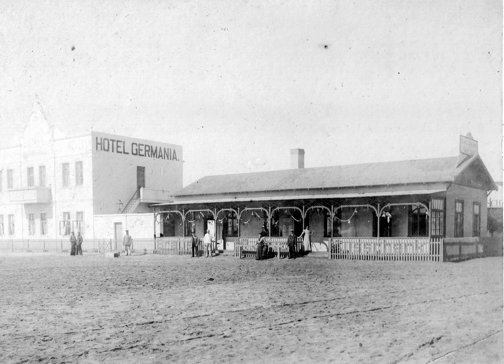 Hotel Germania in Swakopmund mit Ausschank der Swakopmunder Brauerei