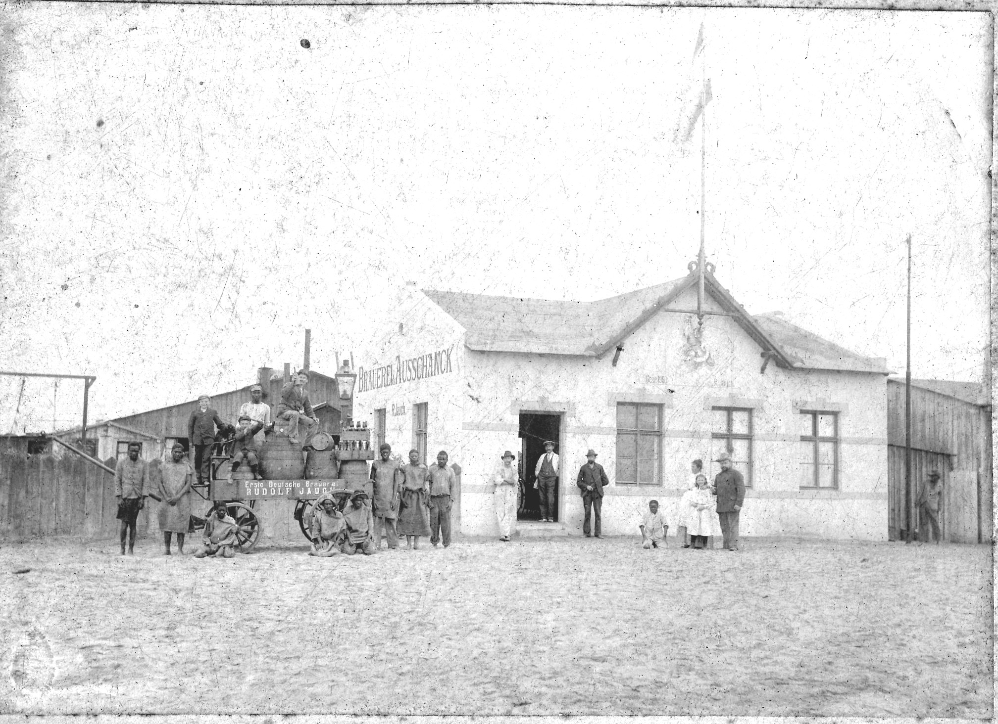 ﻿Swakopmunder Brauerei  Rudolf Jauch mit Brauereiausschank