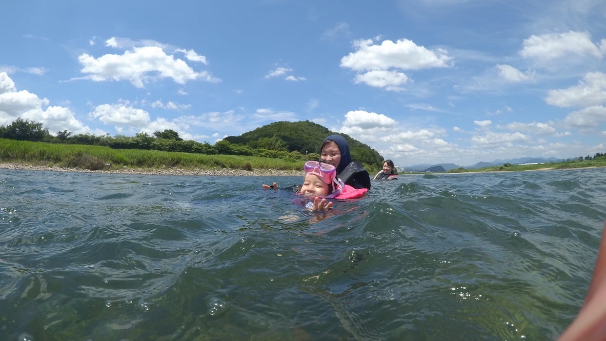 長良川流され遊びをプライベートで