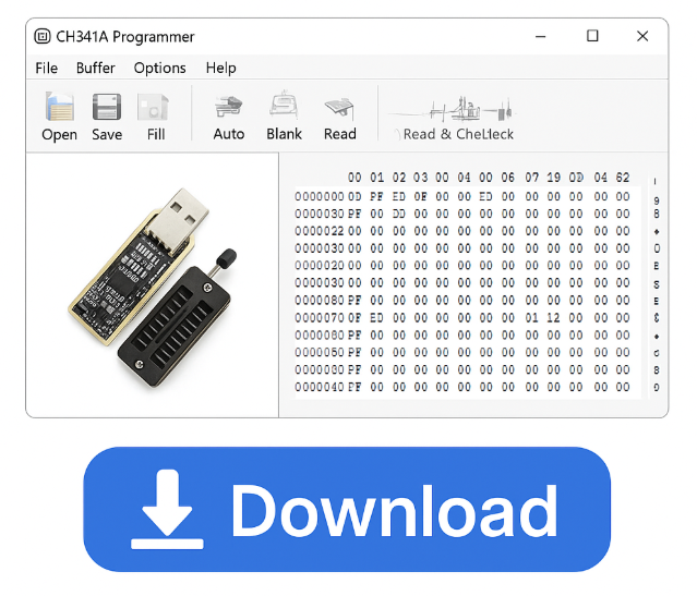 CH341A USB Programmer Software
