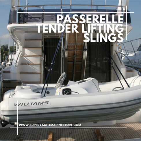 Dinghy / Tender Passerelle Lifting slings www.superyachtpwc.com
