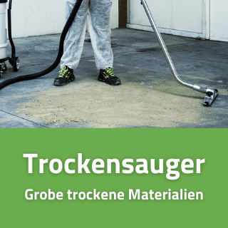Trockensauger für Staub und Späne