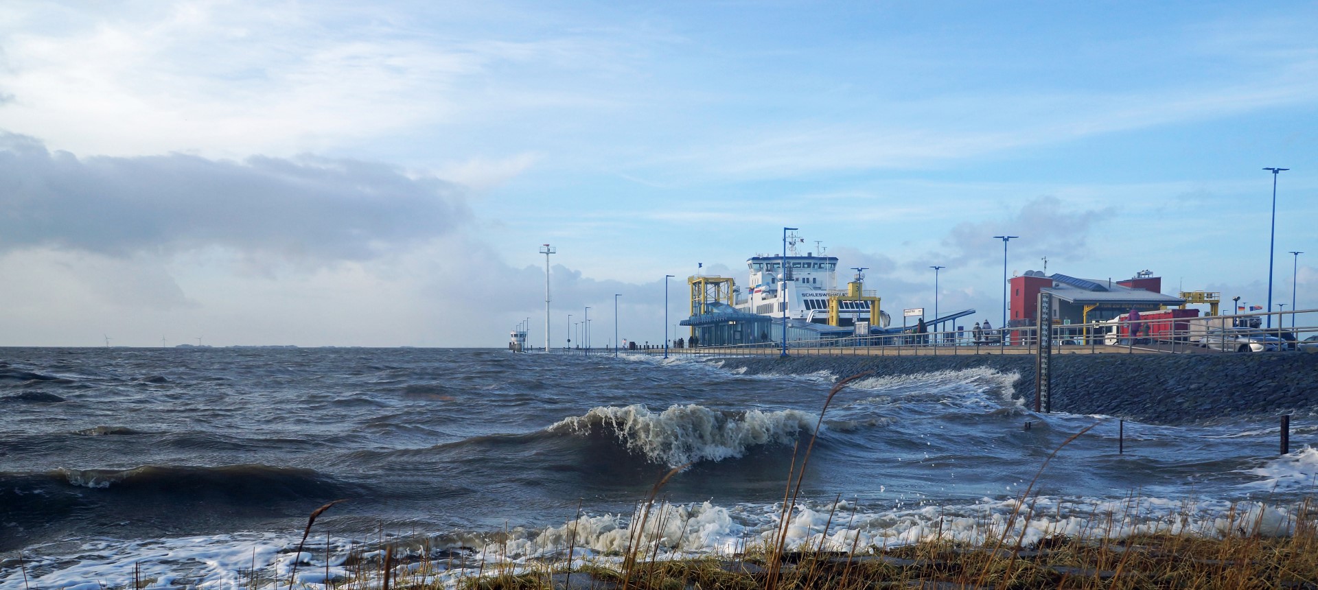 Hochwasser - Dagebüll-Mole