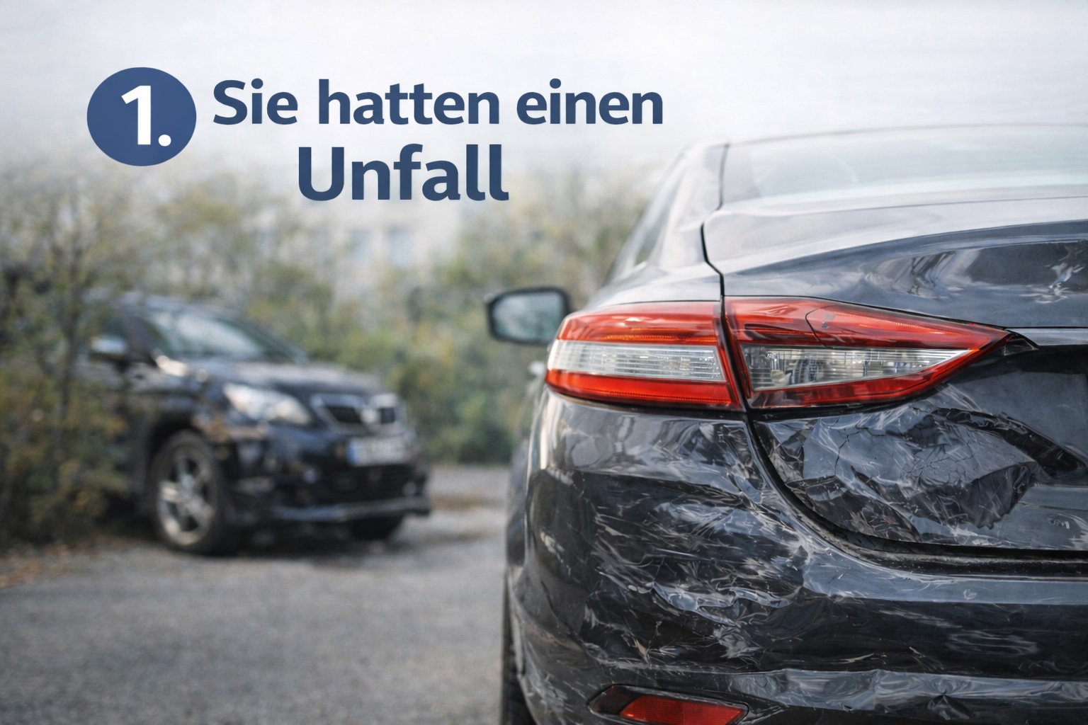 Unfallfahrzeug in München