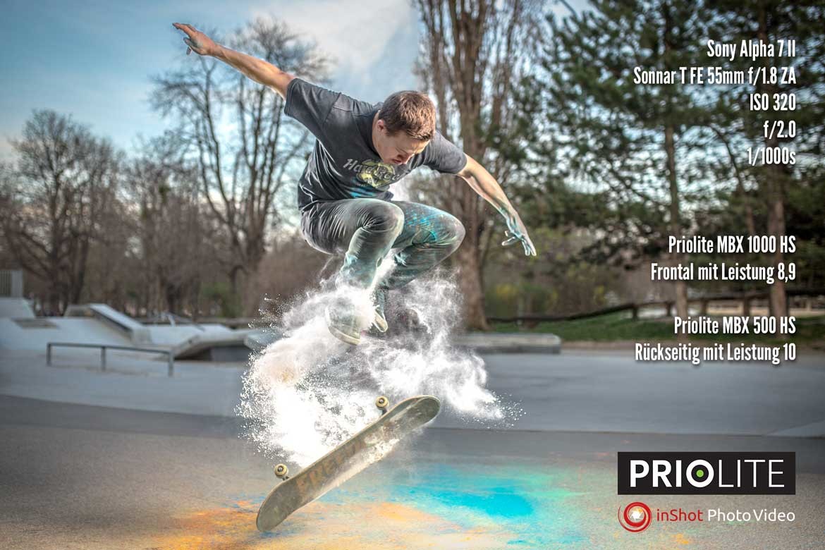 Priolite Hot Sync Shooting mit einer Sony Alpha 7 II (c) www.inshot.at