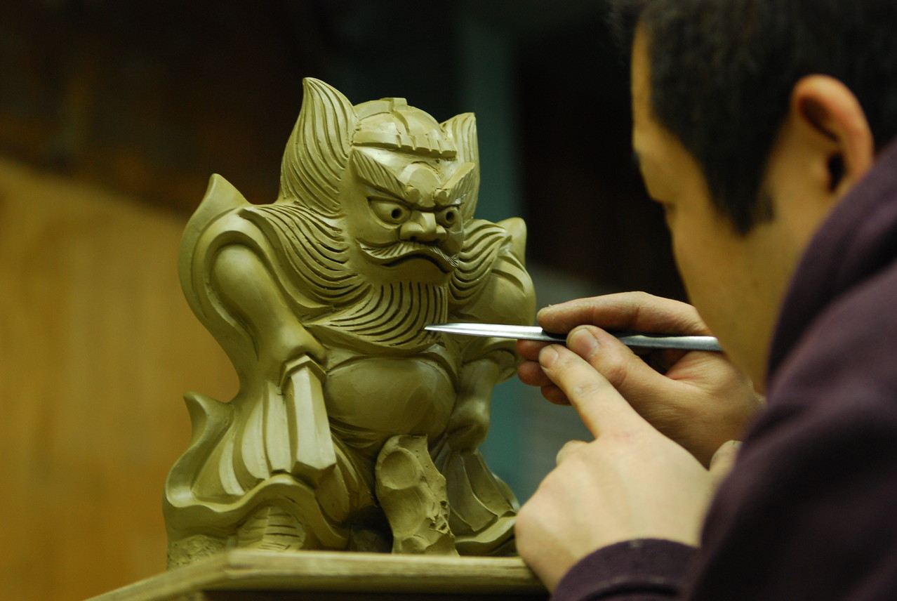 ❙ 鍾馗さん-Shoki of amulet - 鬼瓦工場にある淡路瓦の ❙ 鍾馗さん-Shoki of amulet - 鬼瓦工場にある淡路瓦の