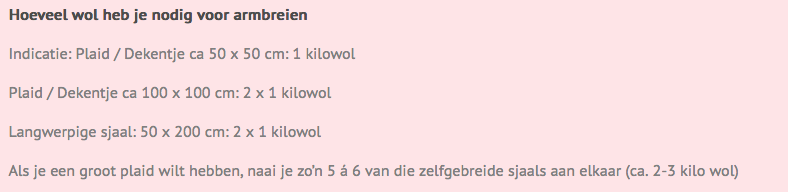 Hoeveel heb ik nodig??