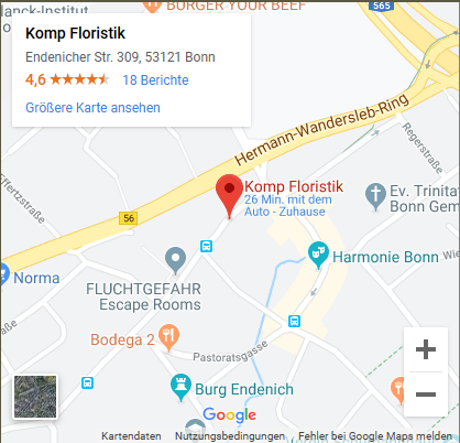 Komp Floristik, Endenicher Straße 309  53121 Bonn