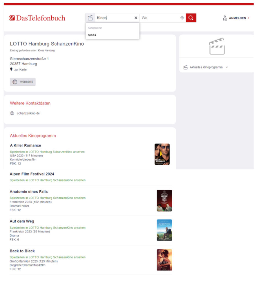 Das Telefonbuch