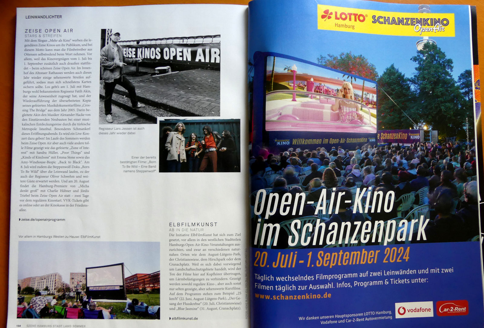 SZENE HAMMBURG Summerguide 1/1 AZ