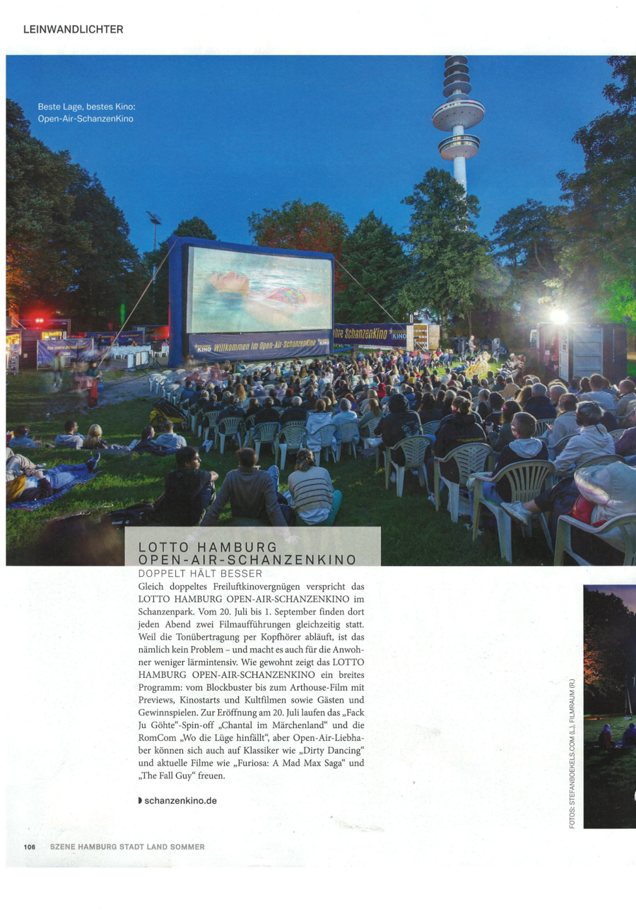 SZENE HAMMBURG Summerguide 1/1 Seite Redaktion