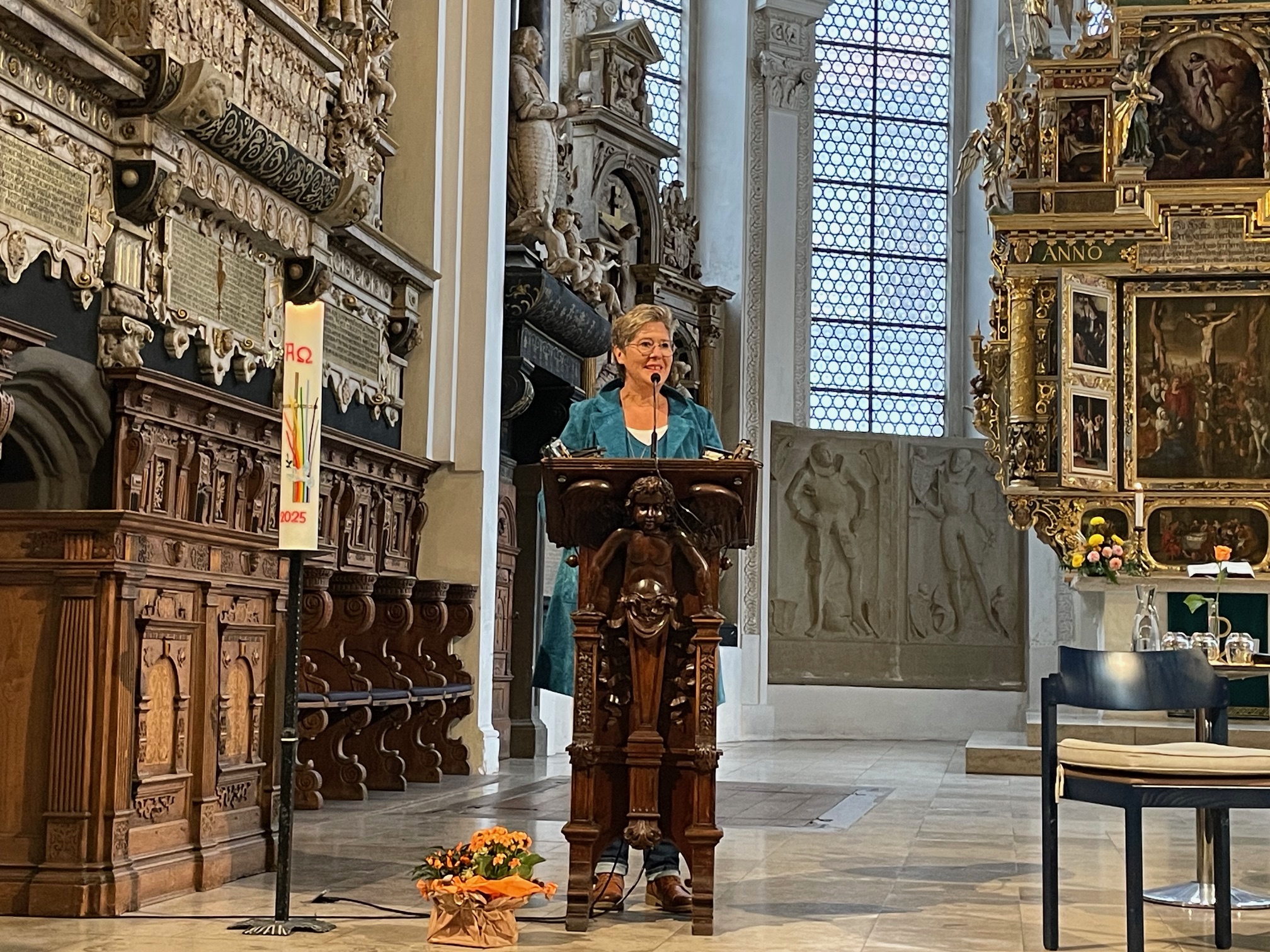 Frau Elisabeth Brunkhorst spricht aus LandFrauen-Sicht.