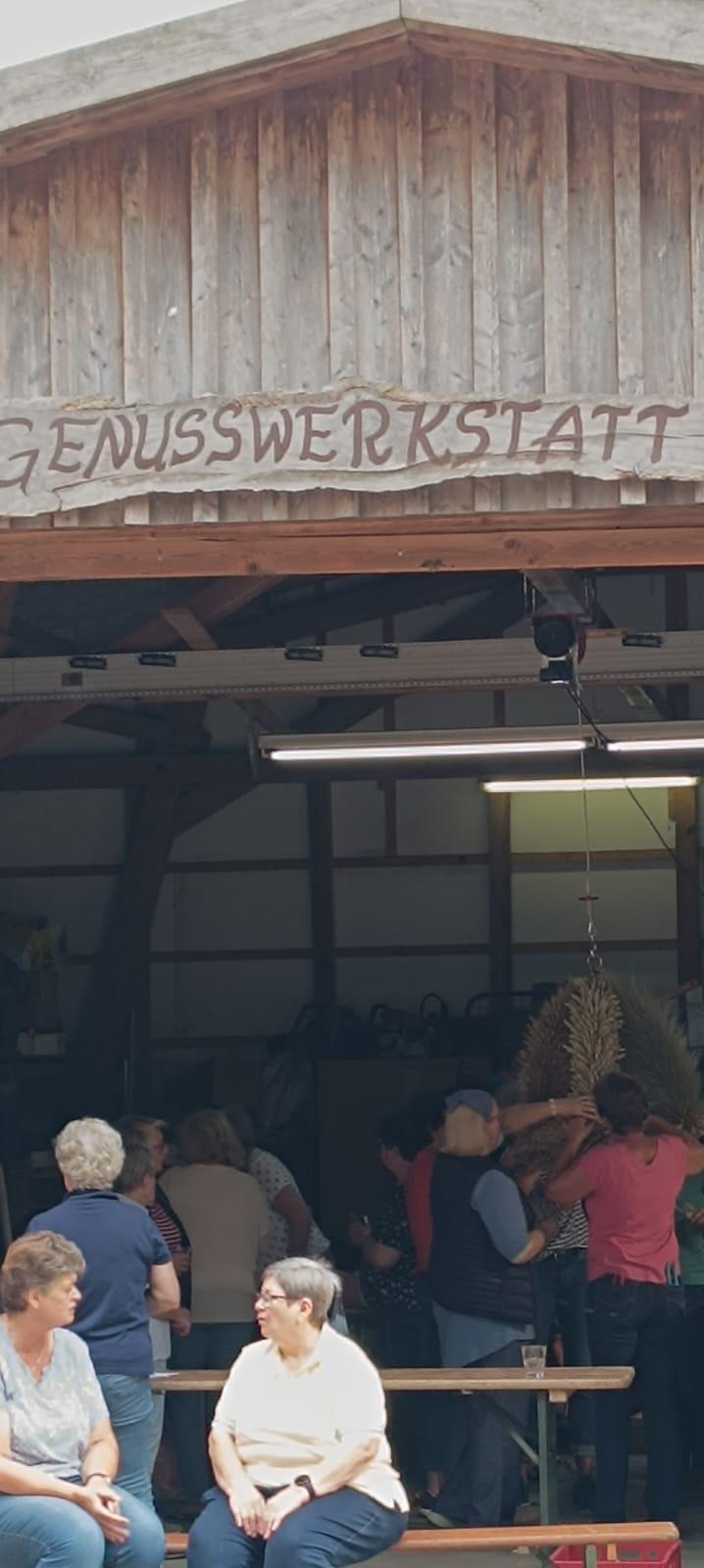 Die Arbeit in der "Genusswerkstatt"