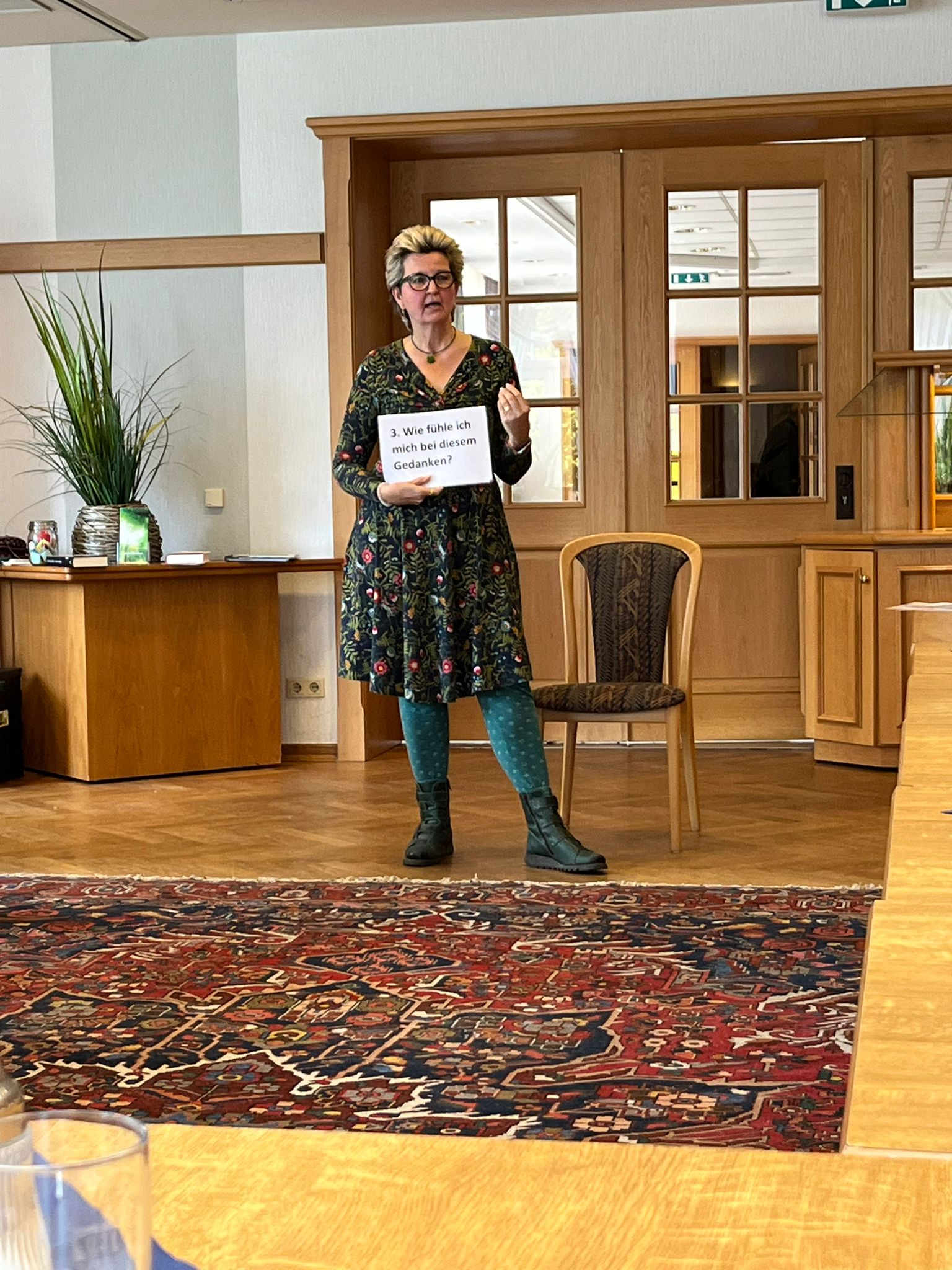 Martina Belling hatte wertvolle Informationen für den mentalen Aspekt mitgebracht