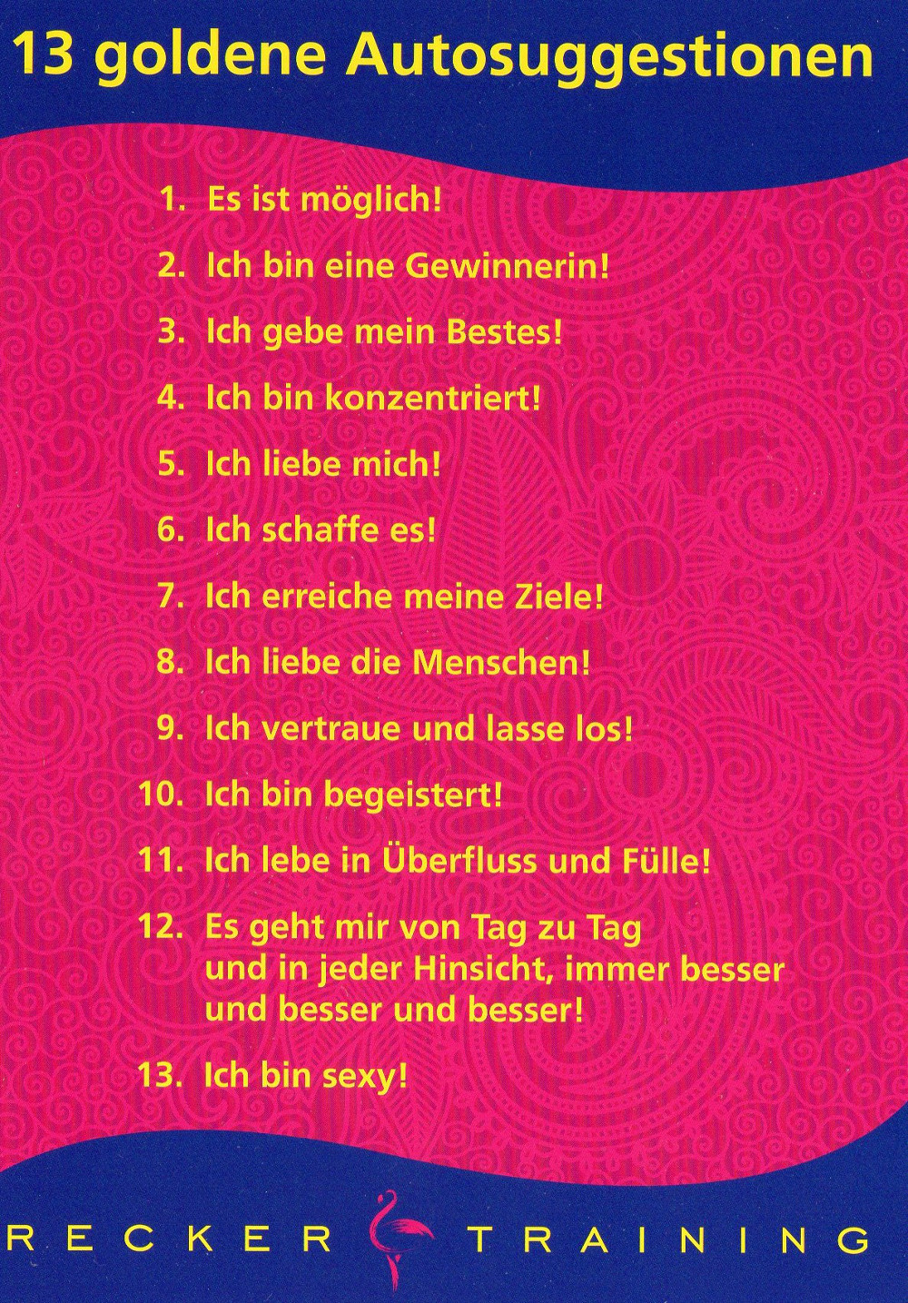 Quelle: Recker Training