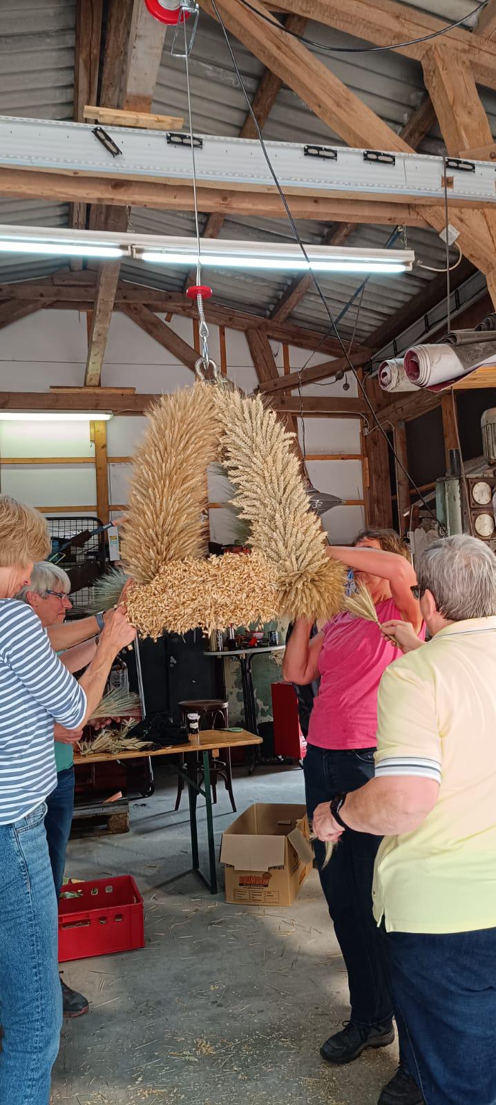 Letzte Hand wird angelegt