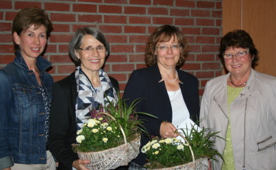 v.l. Antje Meine, Ulrike Brinken, Simone Welzien, Ilsedore Heidmann