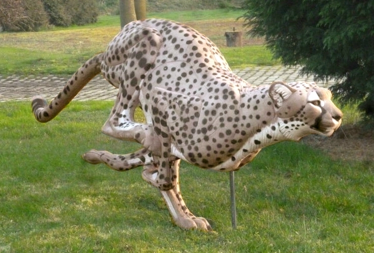 3D Ziel laufender Gepard, Naturfoam