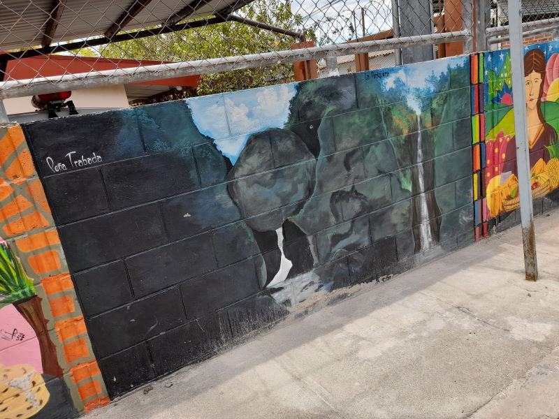 San Antonio Masahuat muestra sus atractivos en un mural