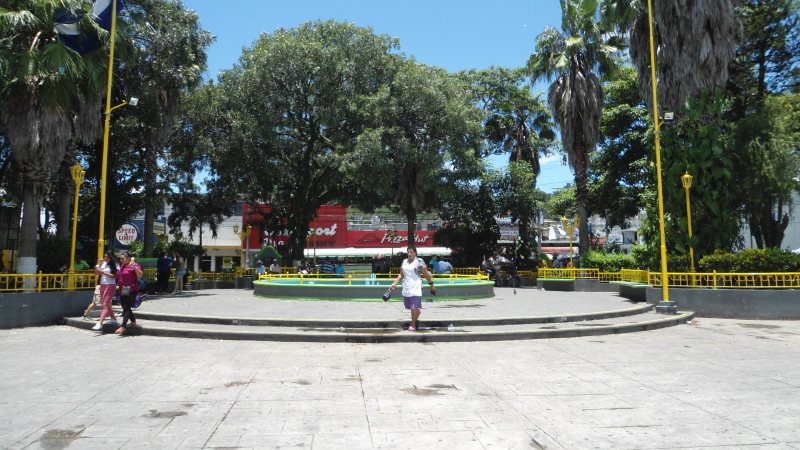 Una amplia toma del parque municipal.