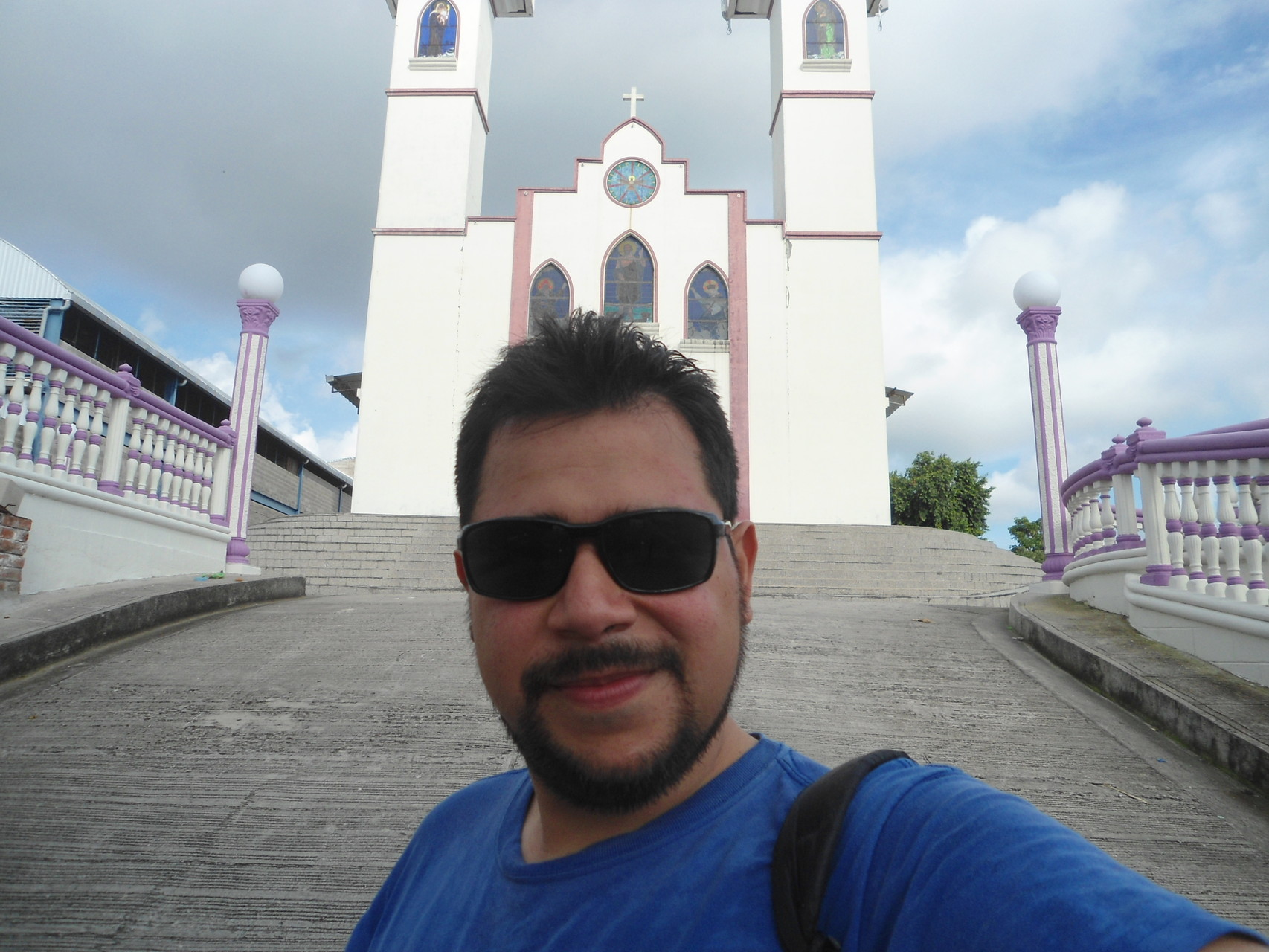 No podía dejar de fotografiarme