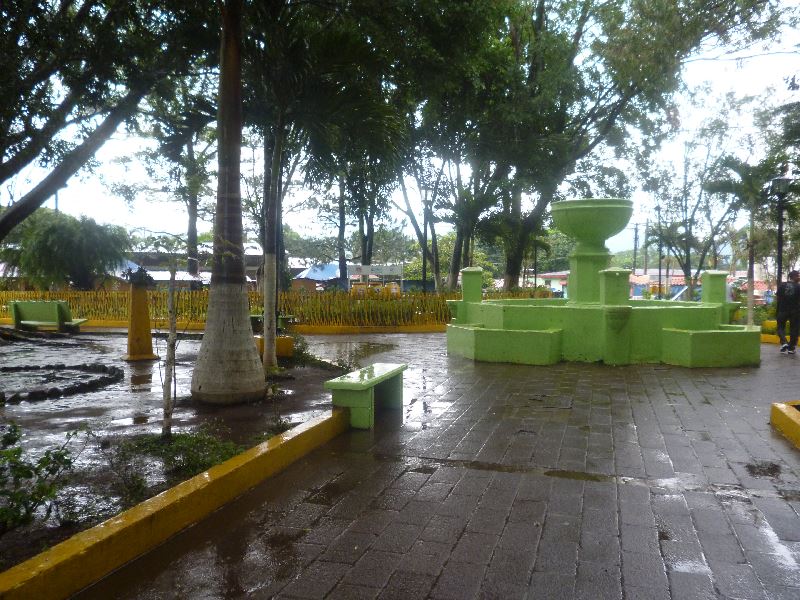 El parque después de la lluvia