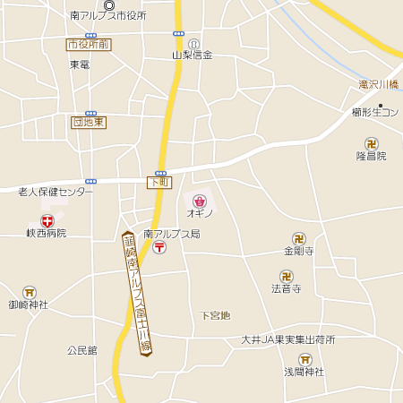 法音寺周辺地図