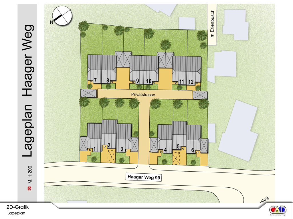 Lageplan Grafik