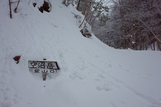 空沼岳登山口