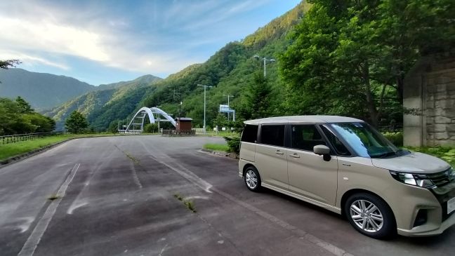 札内川ヒュッテ駐車場