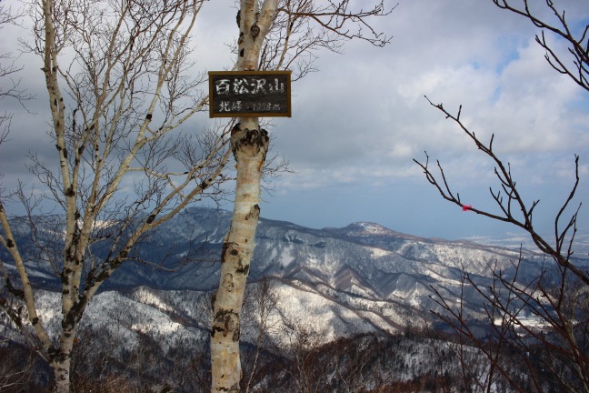 百松沢山北峰山頂