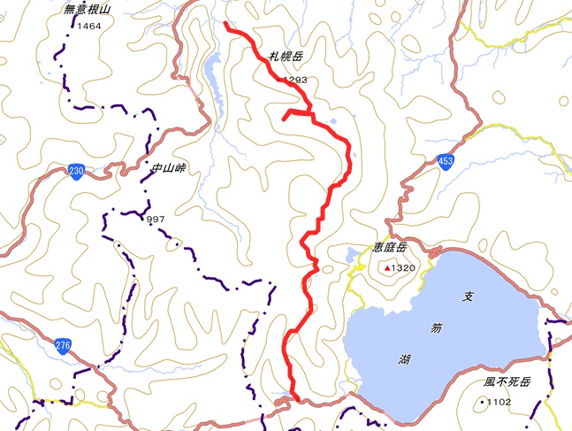 札幌稜線歩き