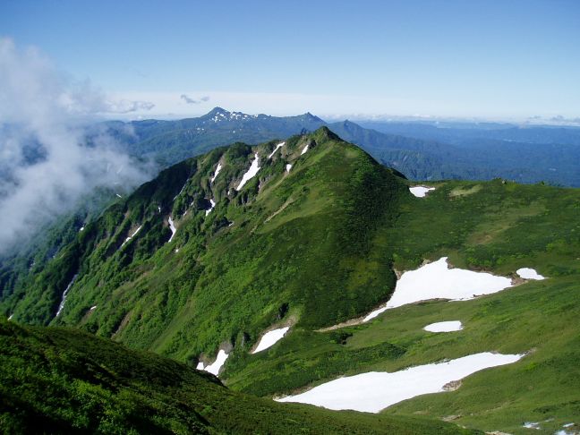芦別岳山頂