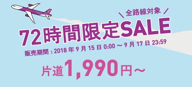 ピーチのセール