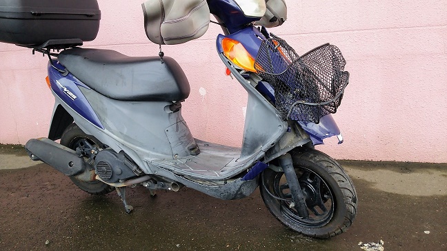 アドレスV125事故車