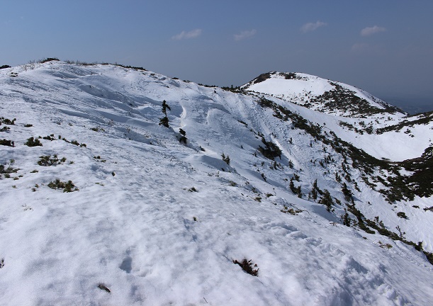 【雄阿寒岳｜オクルシュベコース】4月の残雪期に廃道となった夏道コースを登って山頂へ