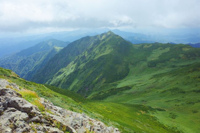 芦別岳山頂