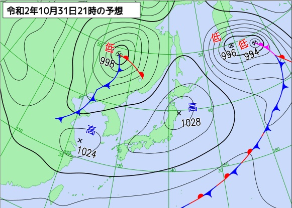 予報天気図