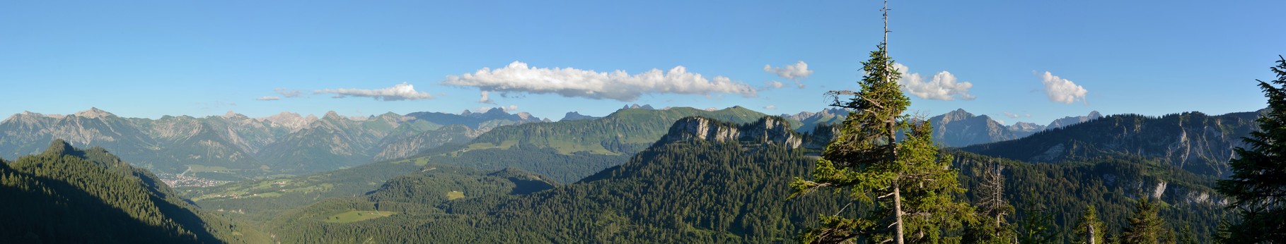 Oberstdorfer Bergpanorama