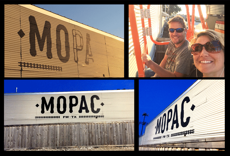 Mopac Logo Mural Fort Worth Texas