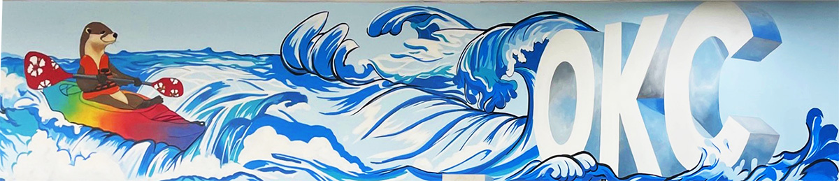 Trader Joe's Oklahoma City Olympics Commercial Mural