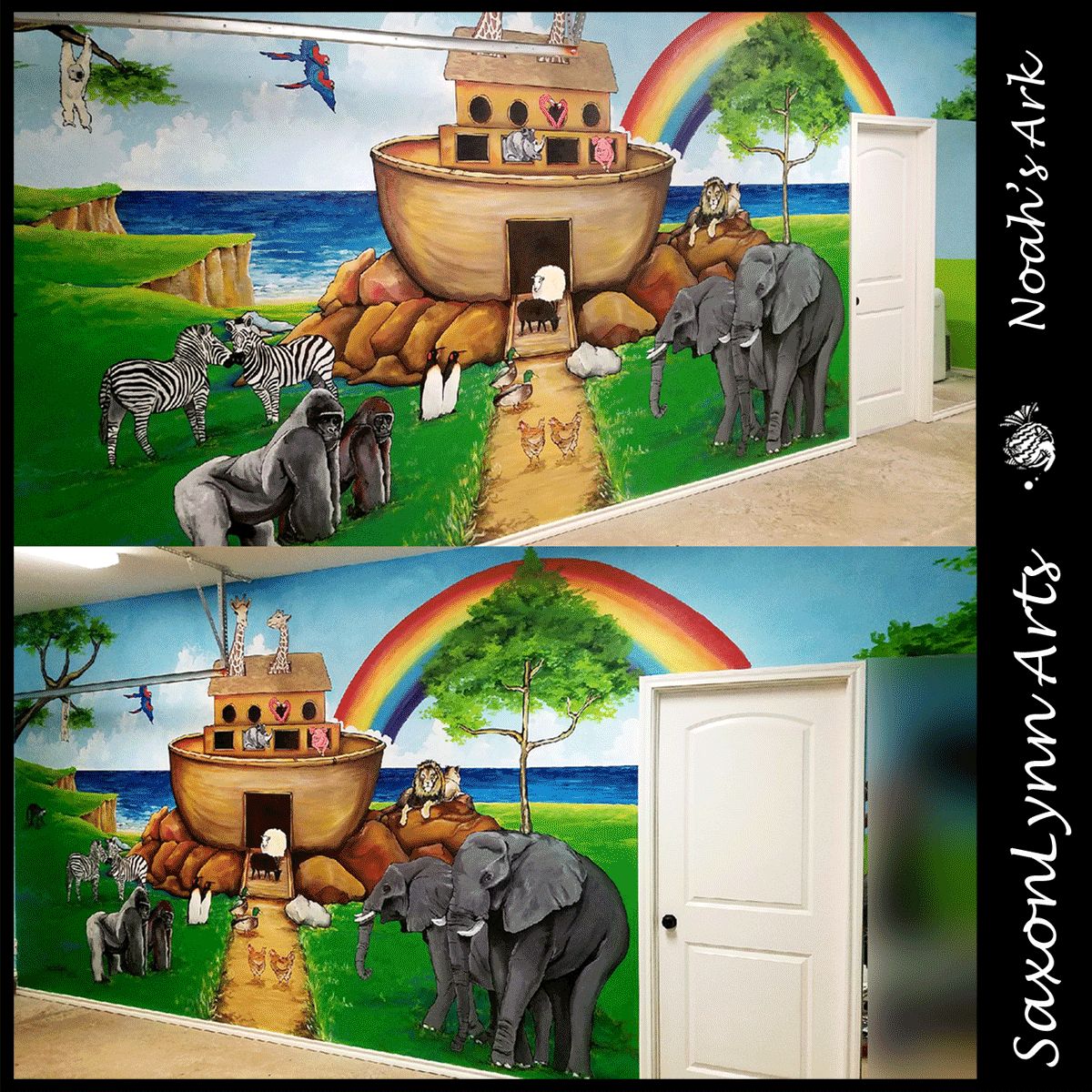 Noah's Ark Christian Bible Mural, Frisco Texas