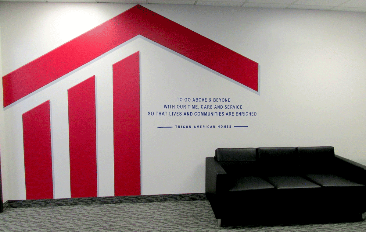 Logo Sign Branding Mural, Arlington DFW Texas