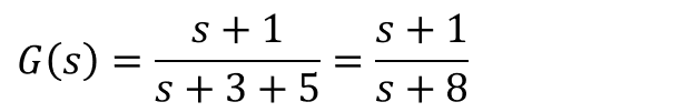 (s+3)をかけて約分した結果です。