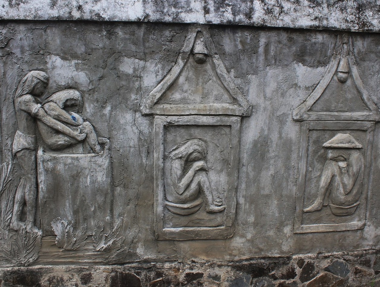 Relief über die Zeremonie