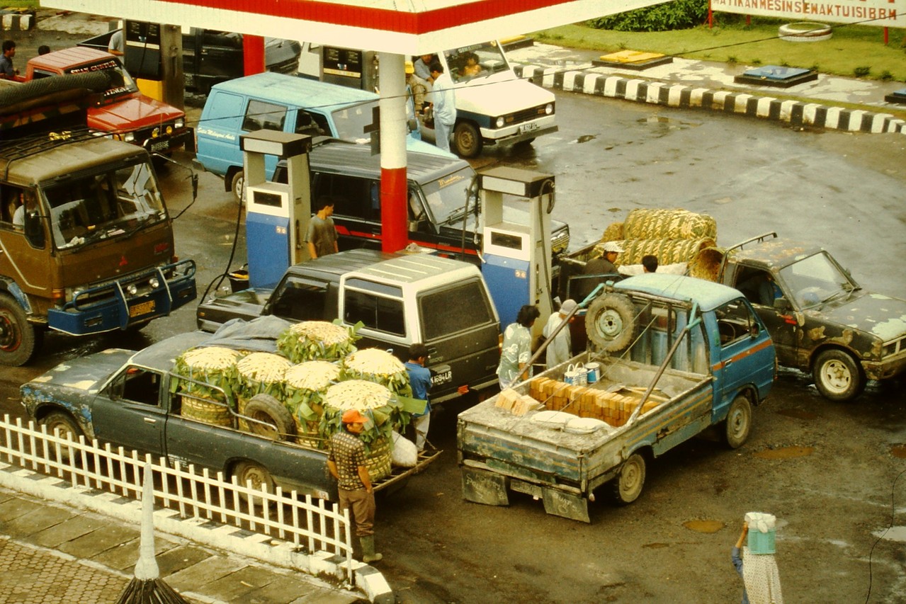 Chaostage an der Tankstelle