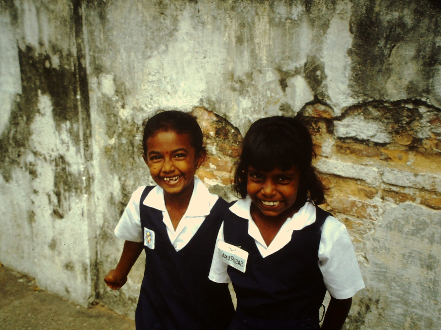 Indische Schulmädchen