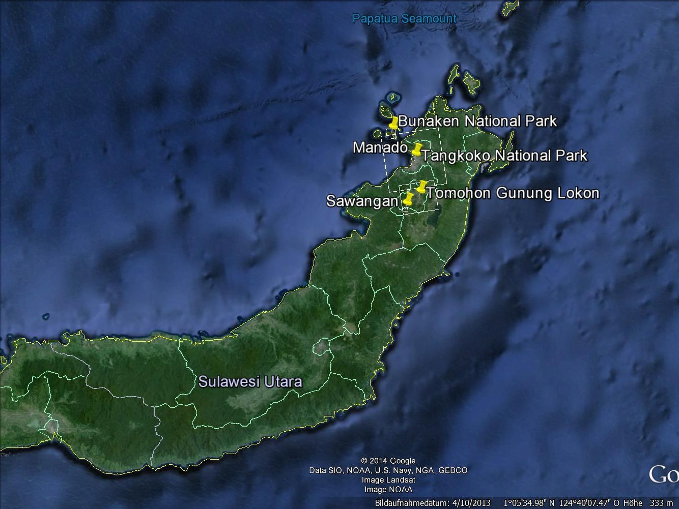 Unsere Reiseziele in Sulawesi